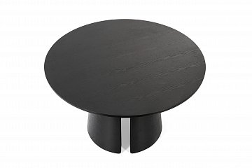 Стол обеденный, CEP, круглый, 75*137 см., цвет черный